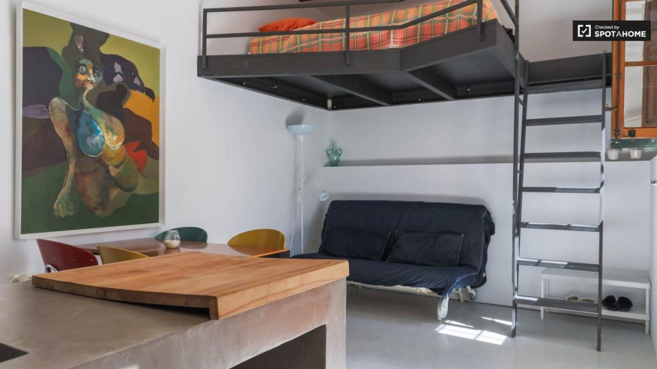 Casita Artista En Bello Edificio Barrio Ruzafa Valencia Buitenkant foto